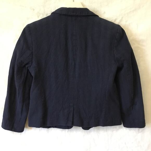 Loft Navy Cropped Lined Blazer - Picture 6 of 12